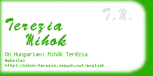 terezia mihok business card